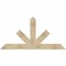 Ekena Millwork Saratoga Rough Sawn Timber Gable Bracket, Douglas Fir, 72"W x 36"H x 4"D x 6"F, 12/12 Pitch GBW072X36X0406SAR00RDF - alternate 1
